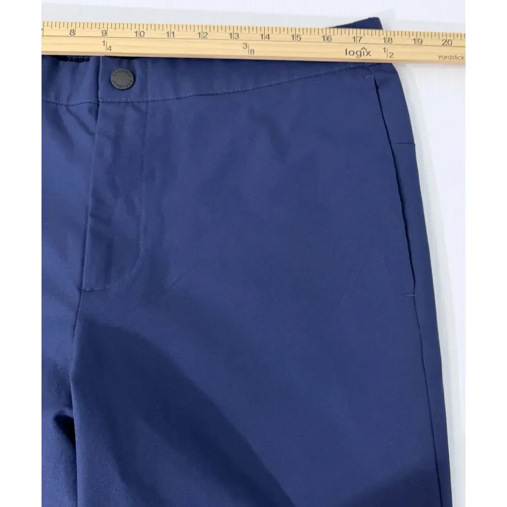 Banana Republic Men 36X31 Navy Straight Leg Chino Pants Lightweight